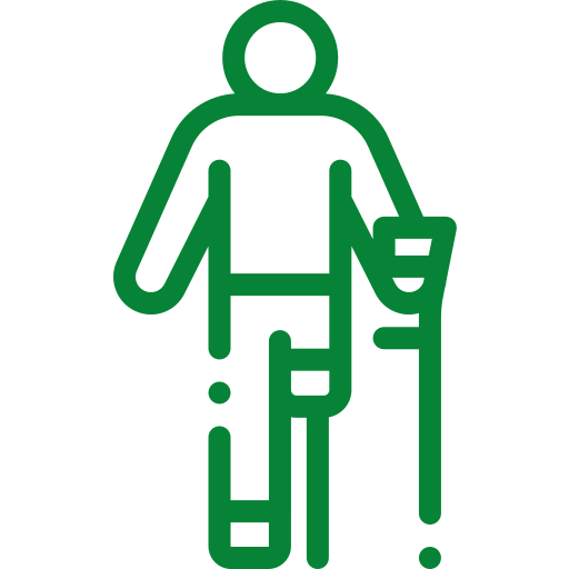 Icone représentant un enfant en situation de handicap